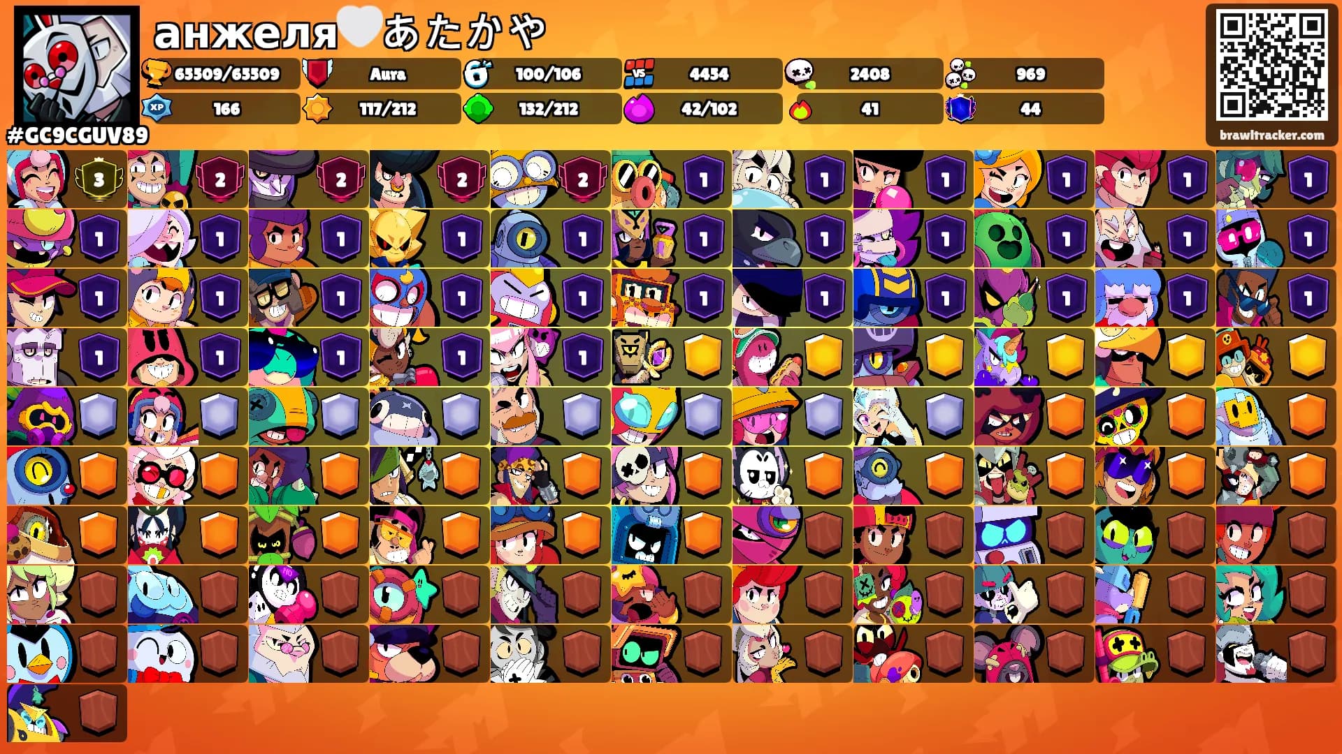 анжеля🤍あたかや's Ranks