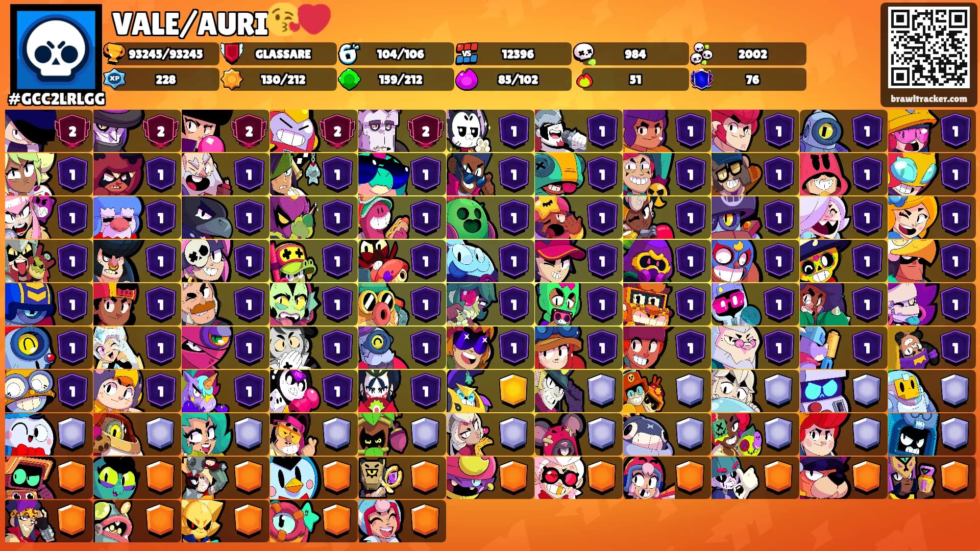 VALE/AURI😘❤️'s Ranks