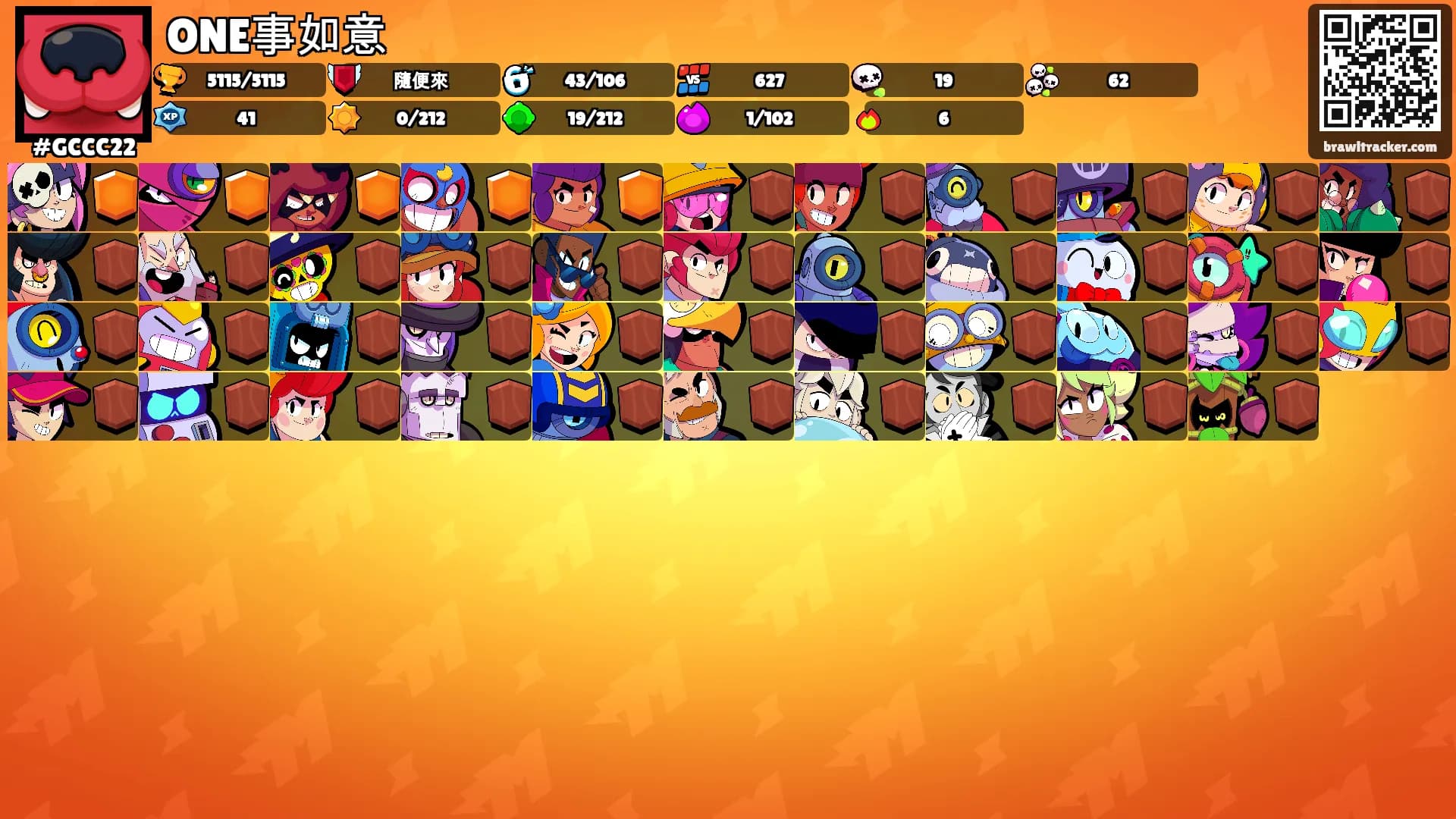 ONE事如意's Ranks