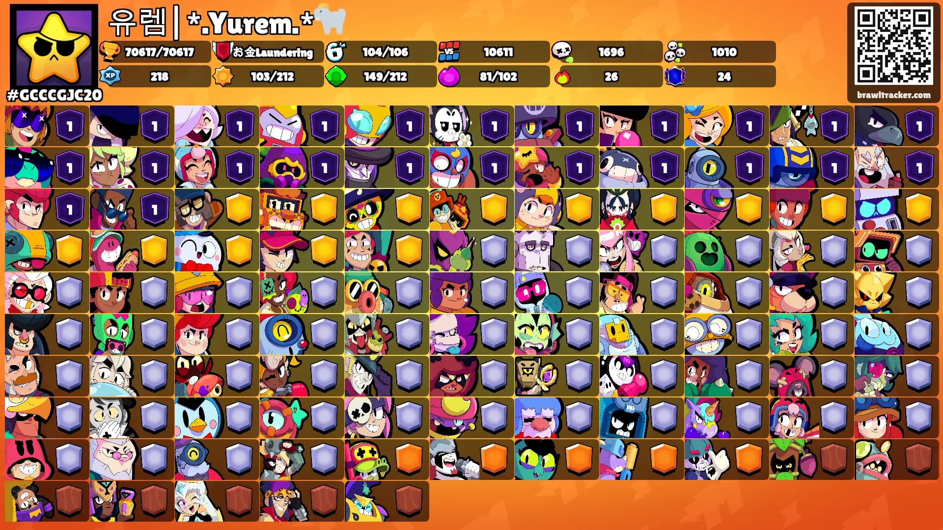 유렘|*.Yurem.*🐐's Ranks