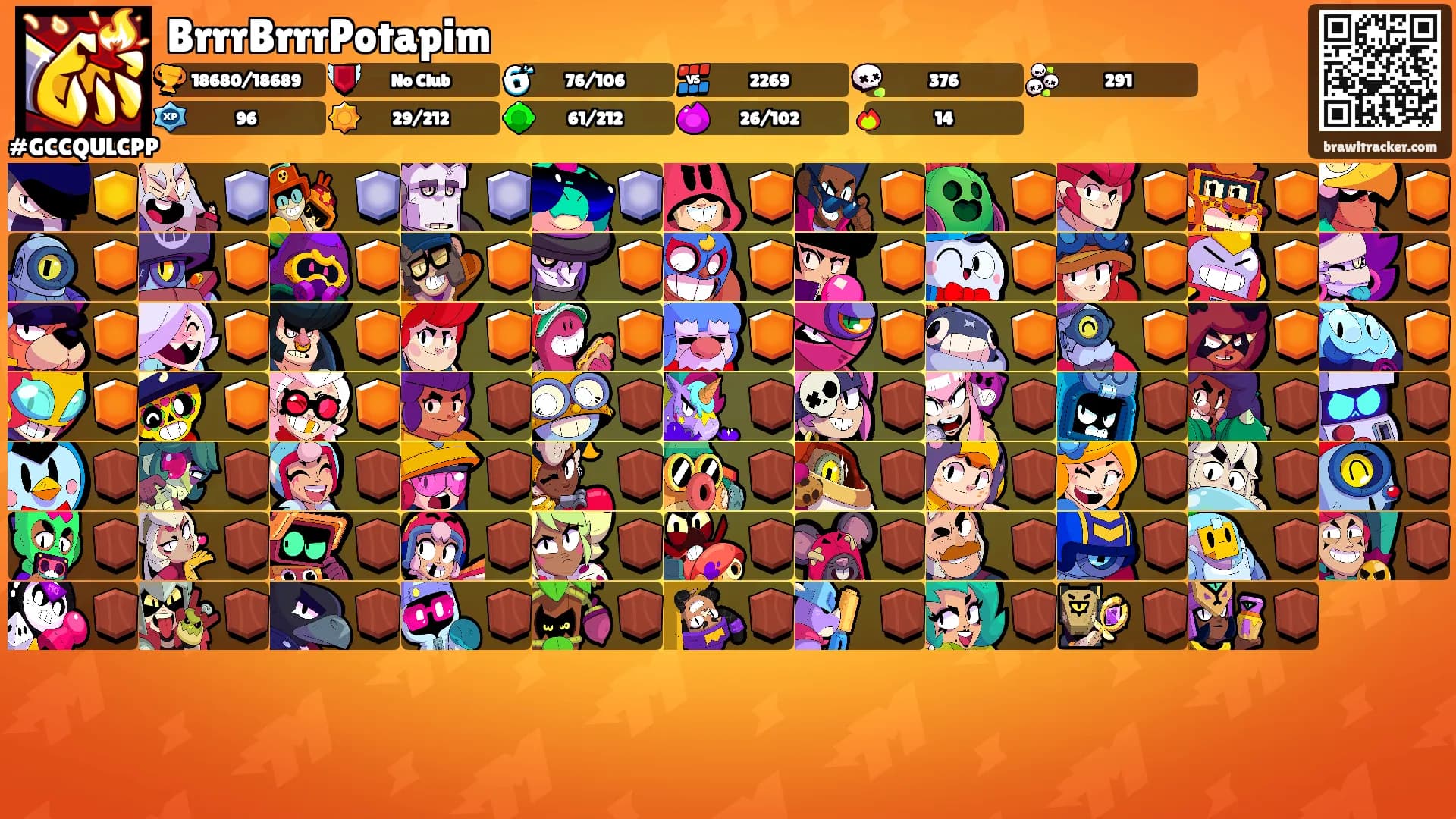BrrrBrrrPotapim's Ranks