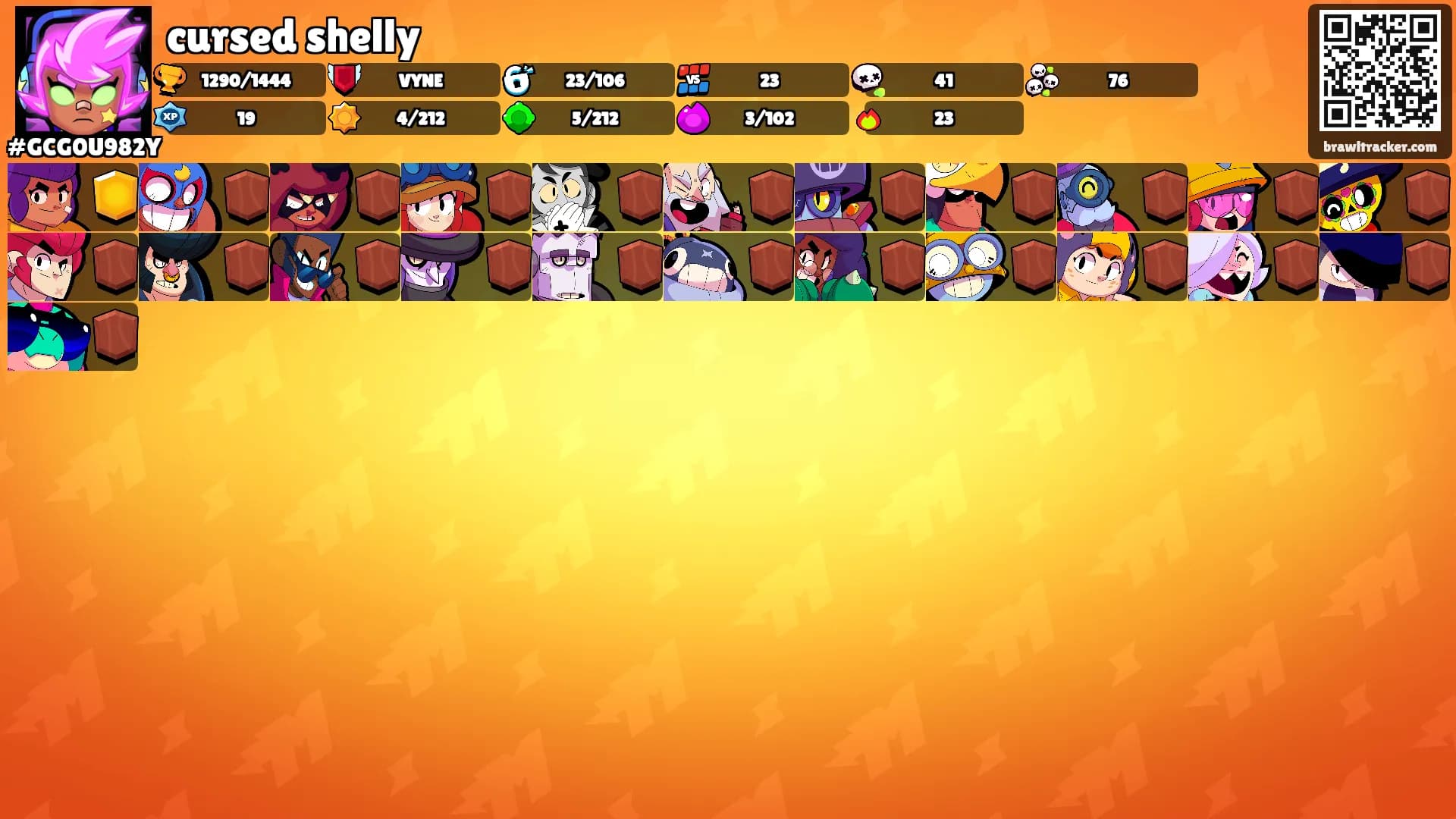 cursed shelly's Ranks