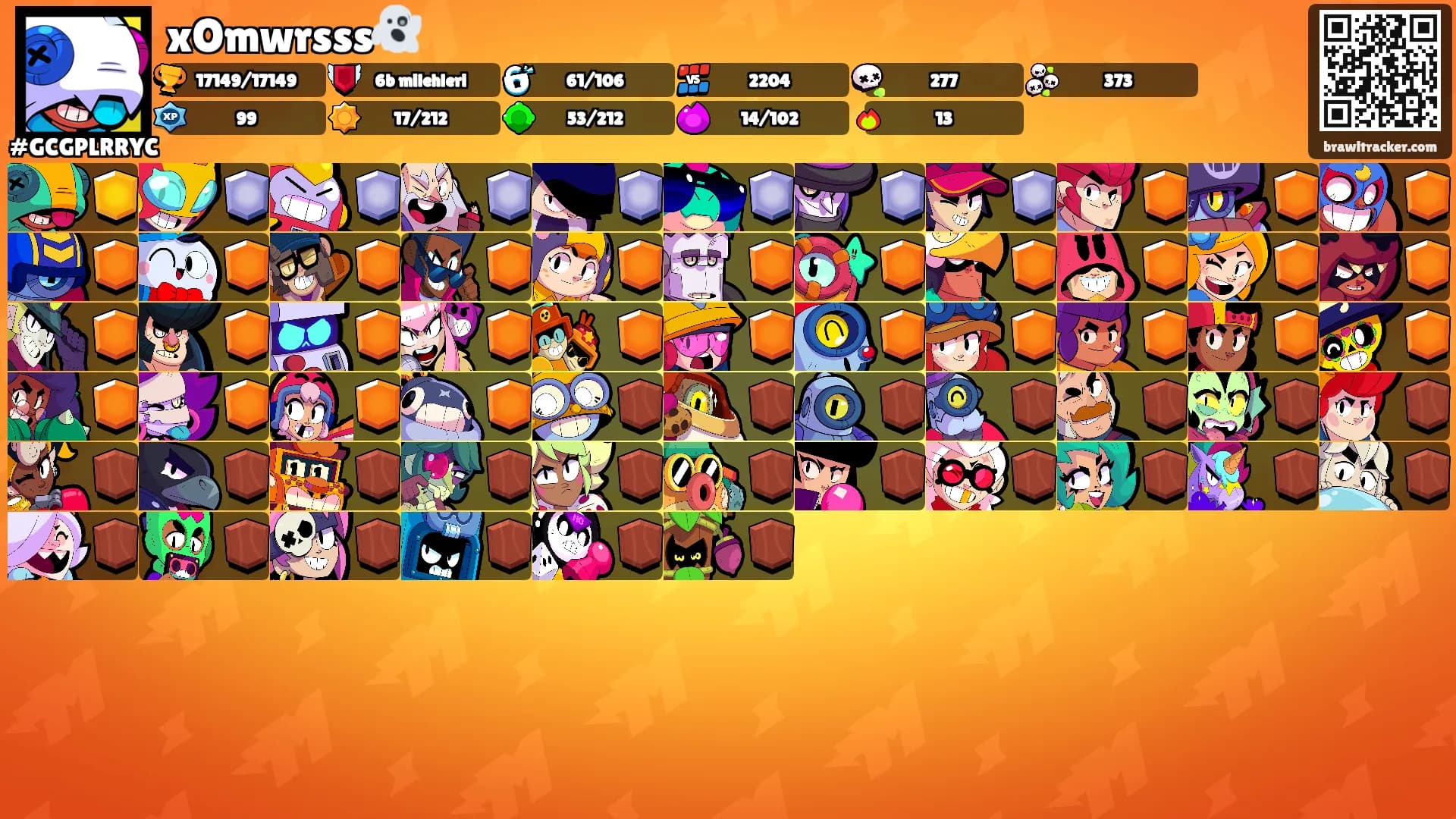 xOmwrsss👻's Ranks