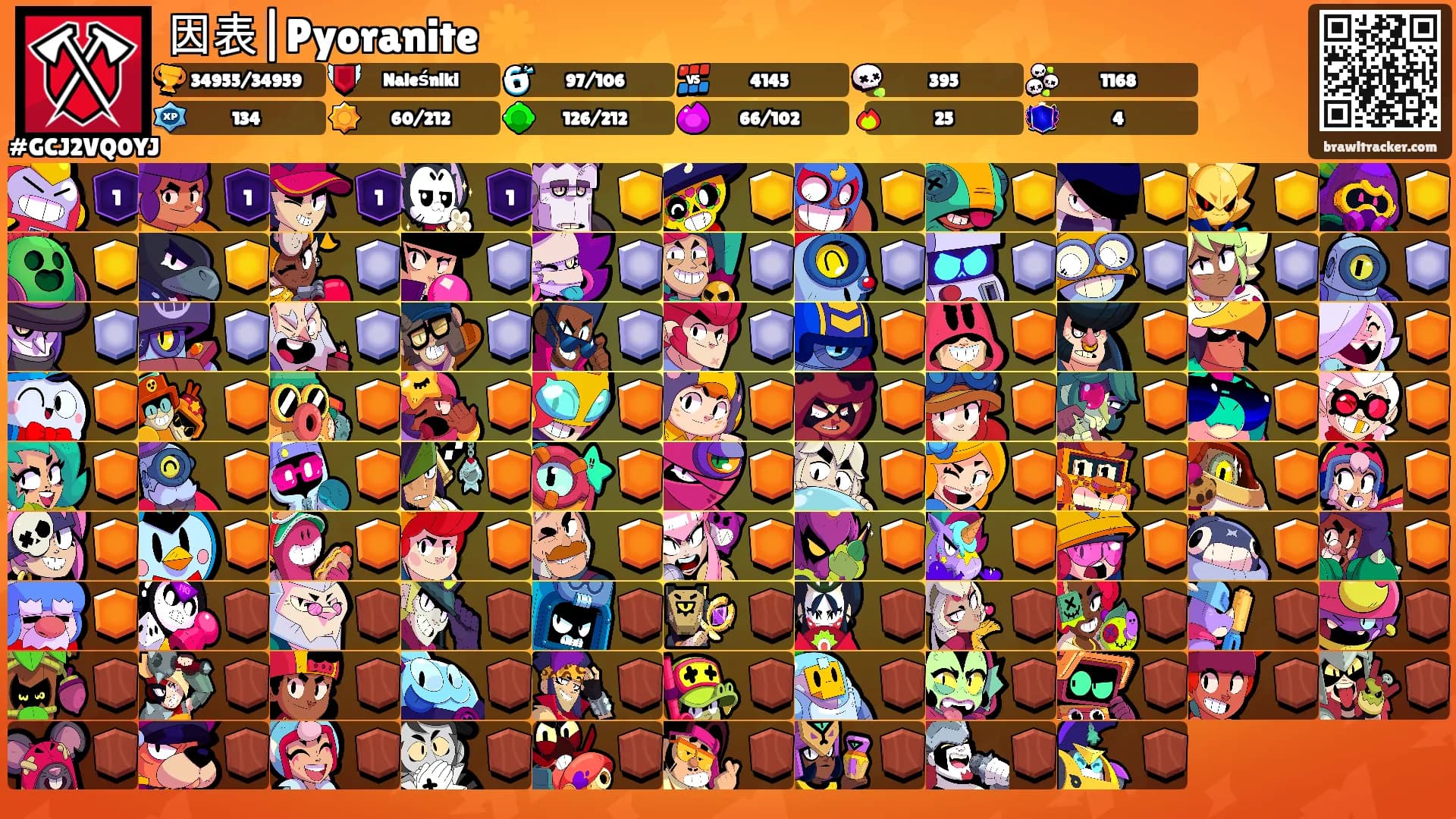 因表|Pyoranite ☀️'s Ranks