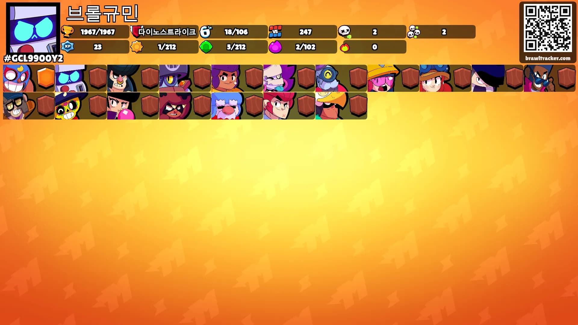 브롤규민's Ranks