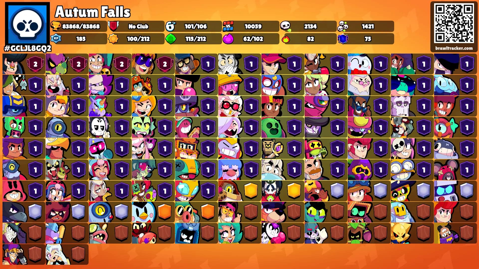 Autum Falls's Ranks