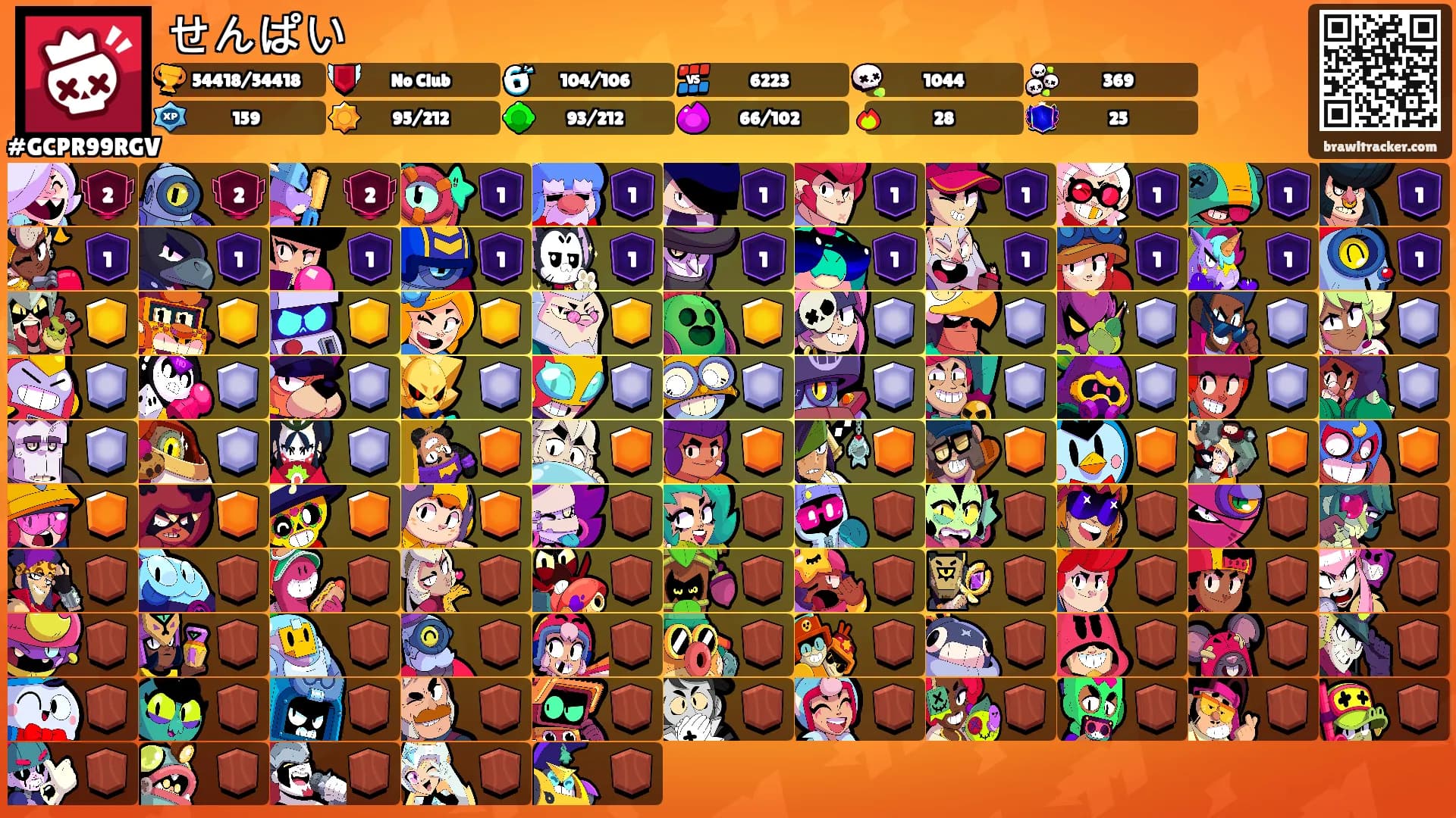 せんぱい's Ranks