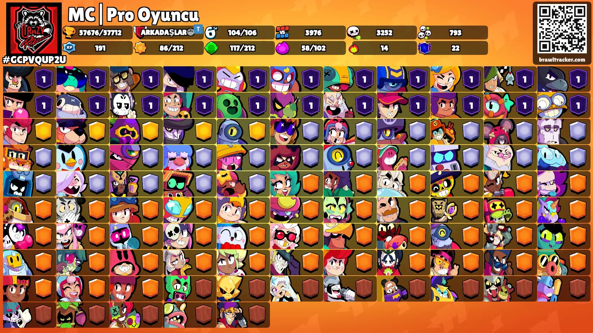 MC|Pro Oyuncu's Ranks