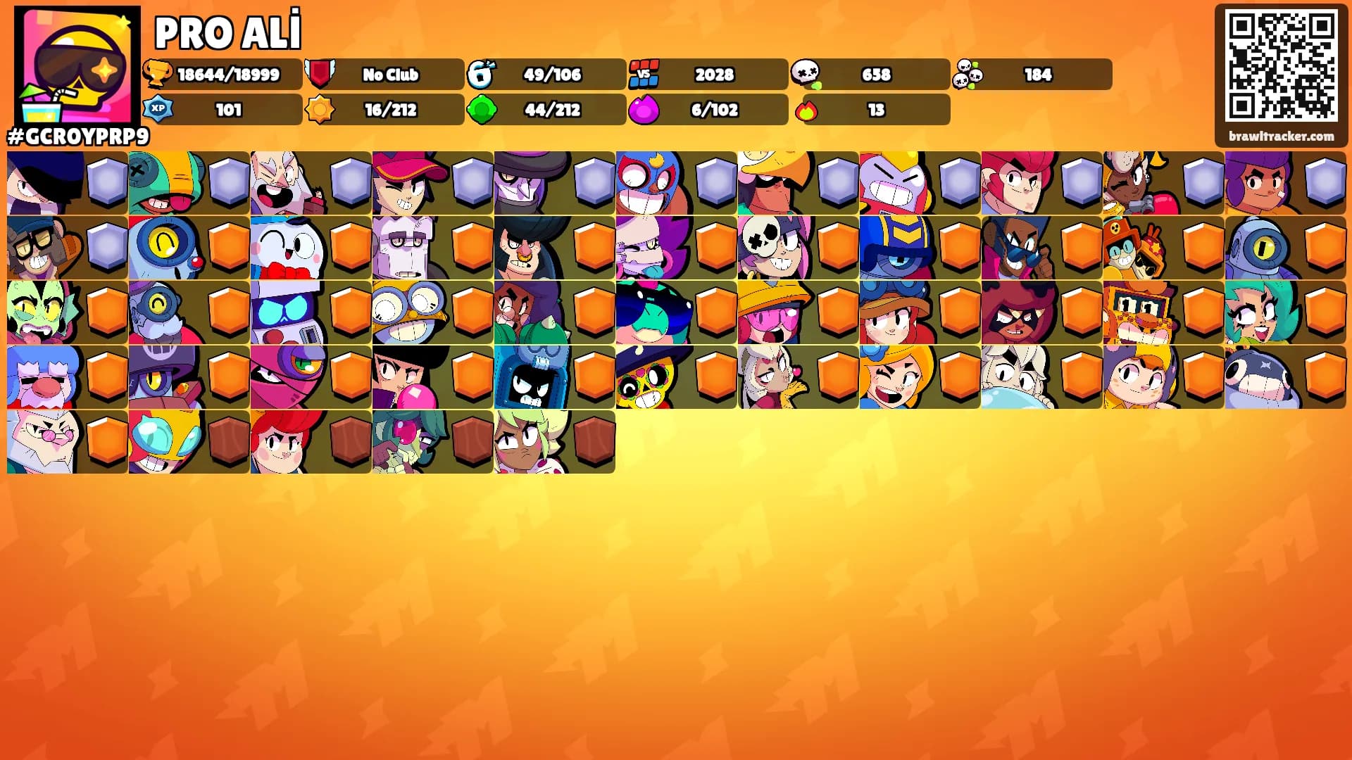 PRO ALİ's Ranks