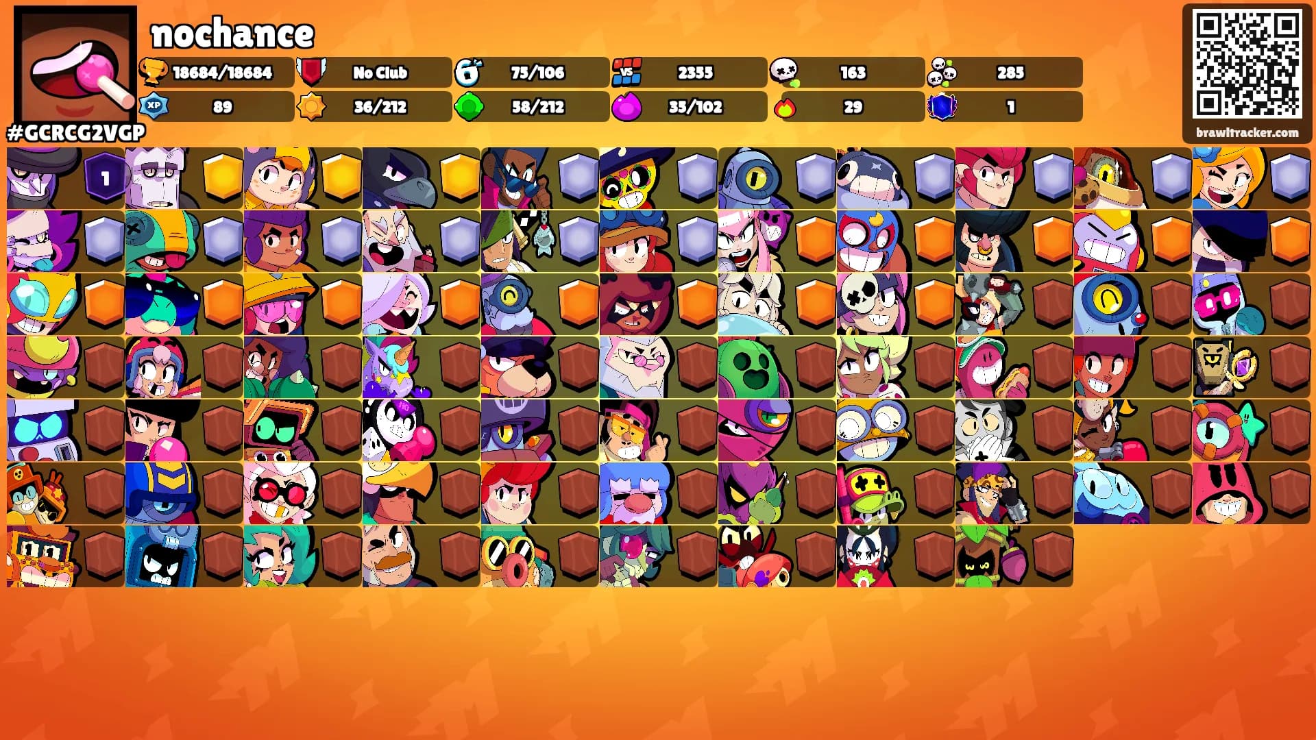 nochance's Ranks