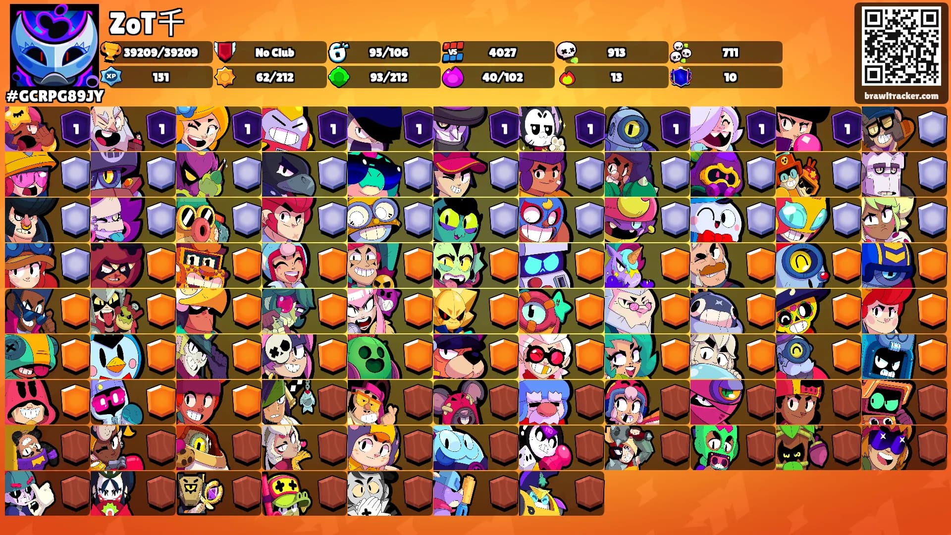 ZoT千's Ranks