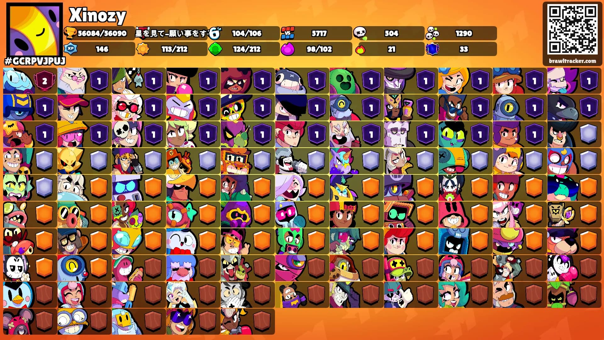 Xinozy's Ranks
