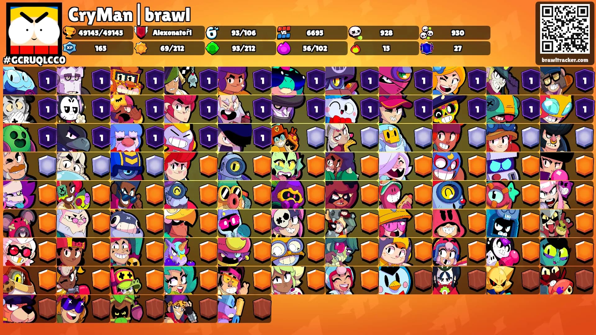 CryMan|brawl's Ranks