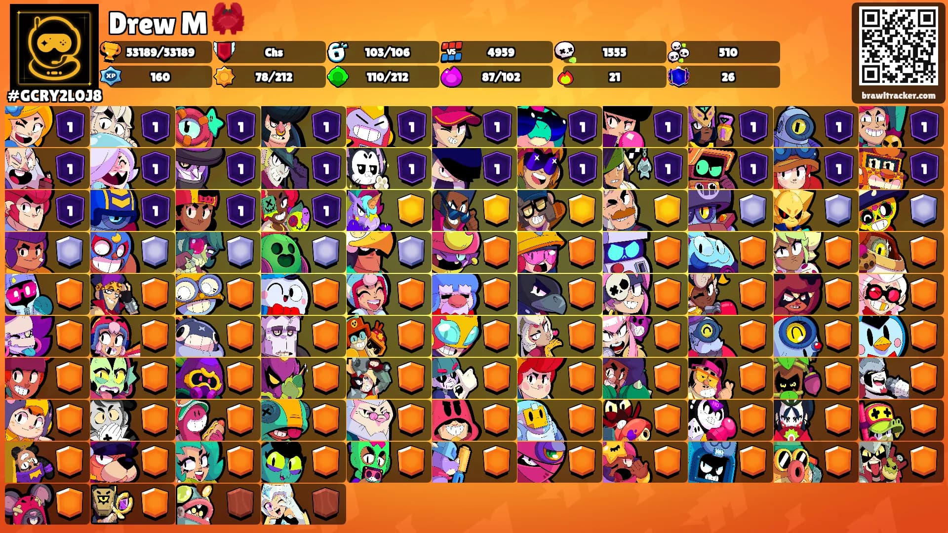 Drew M 🦀's Ranks