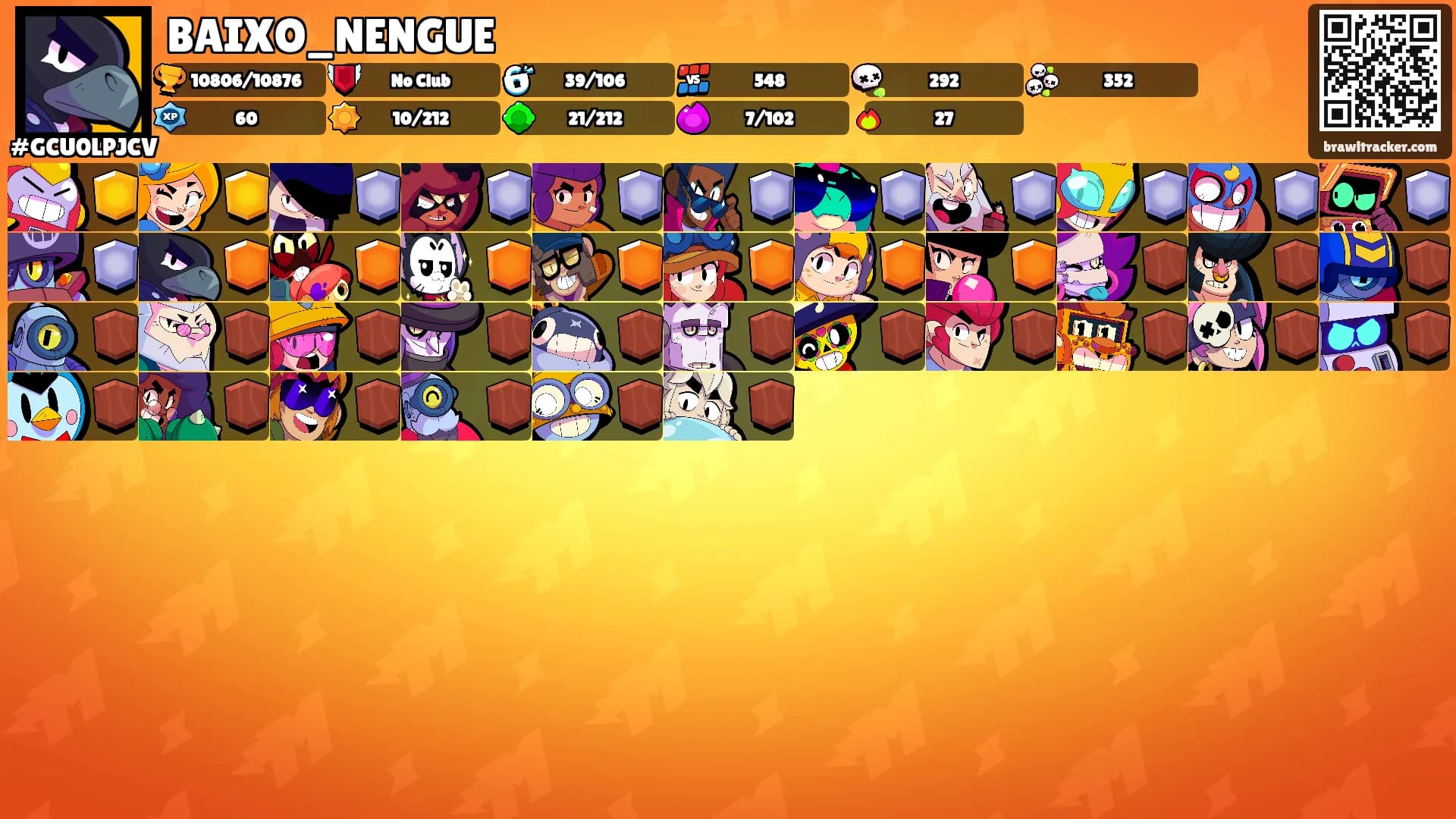 BAIXO_NENGUE's Ranks