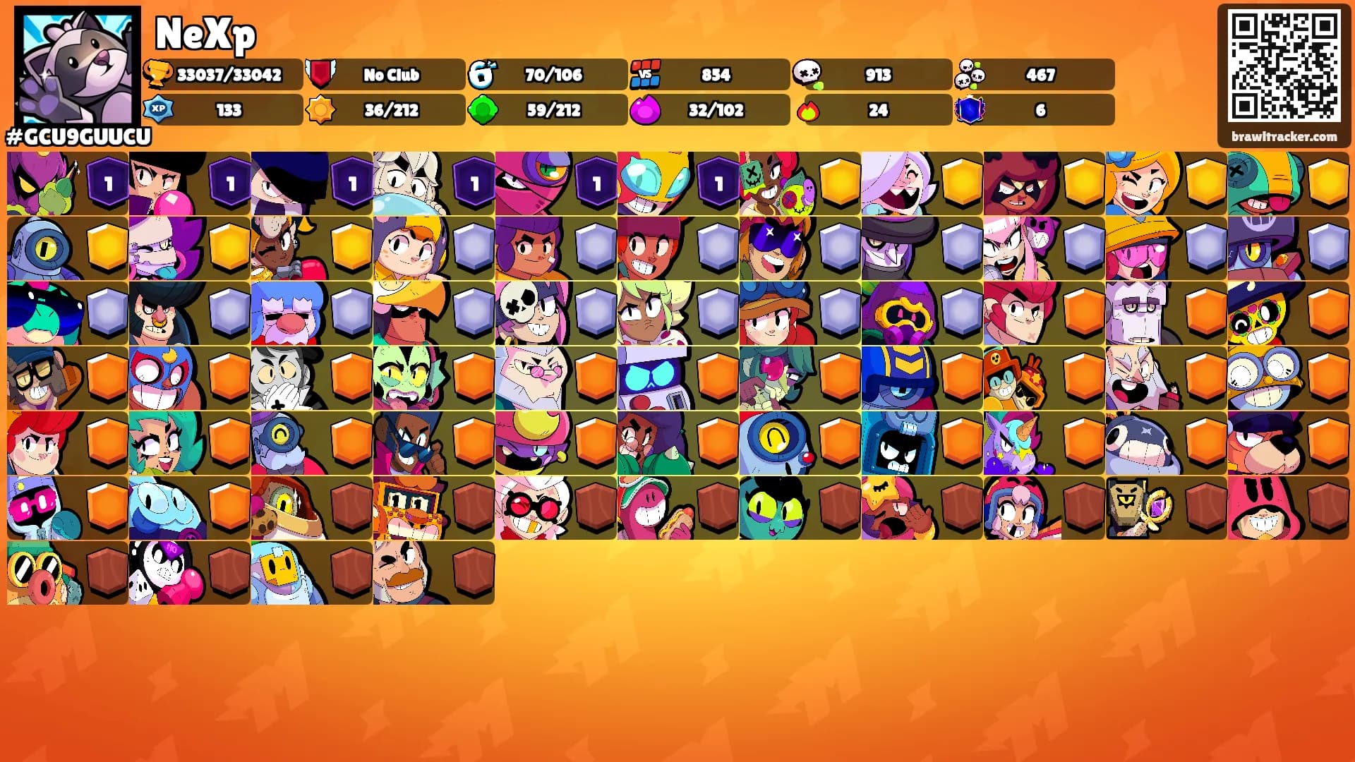 NeXp's Ranks