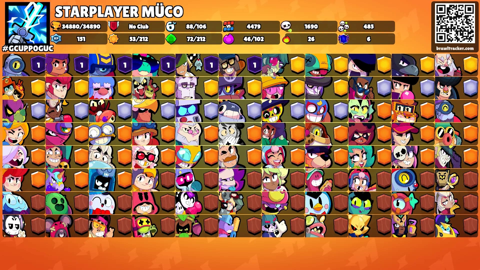 STARPLAYER MÜCO's Ranks