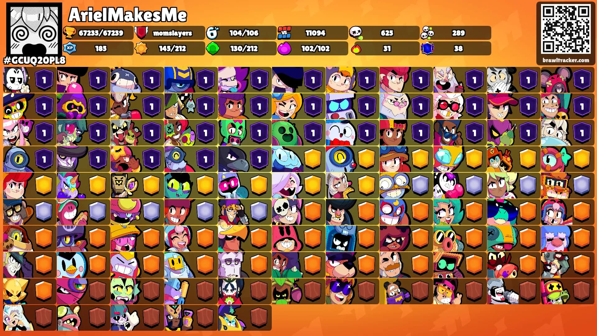 ArielMakesMe's Ranks