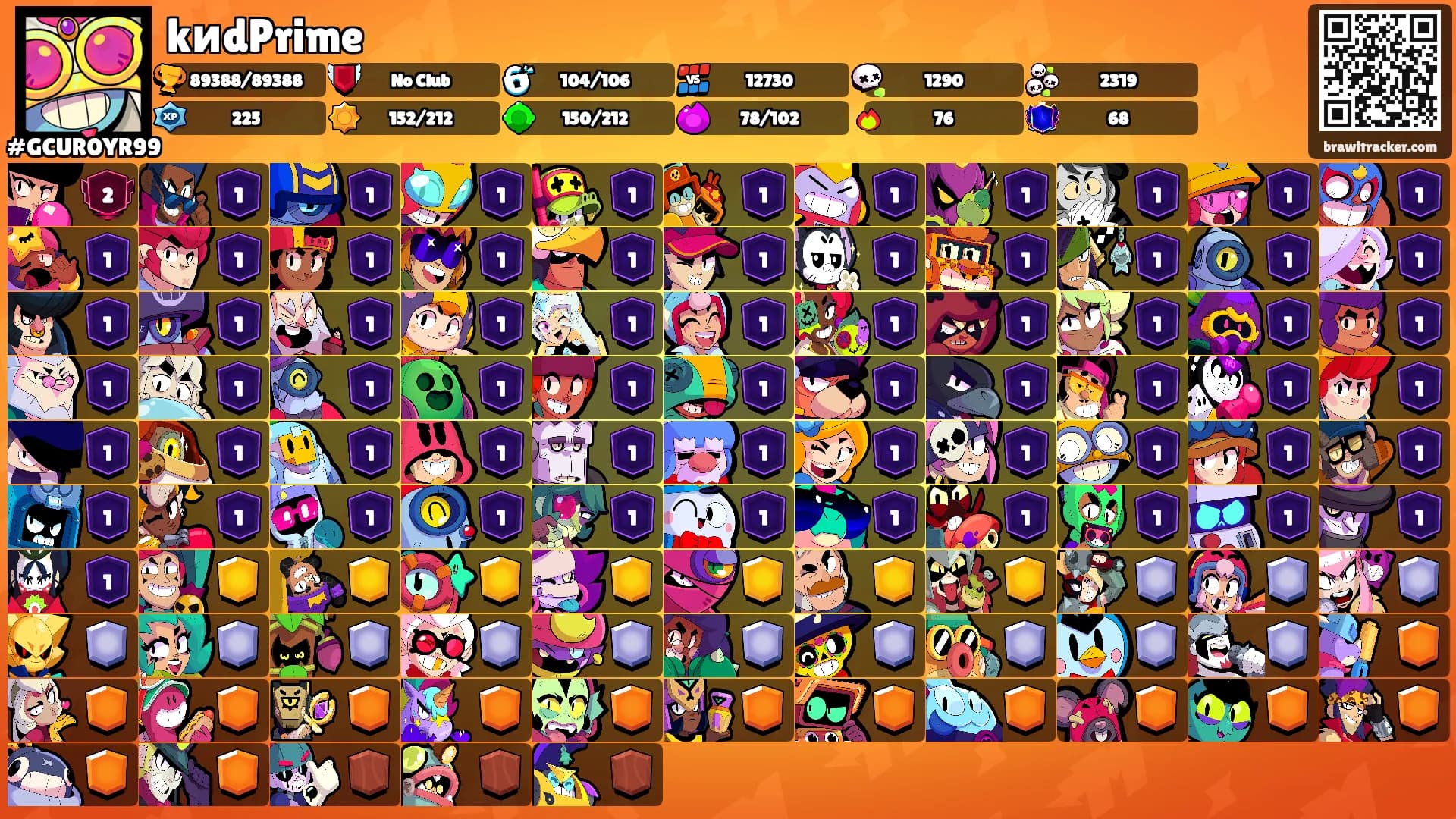 kиdPrime's Ranks