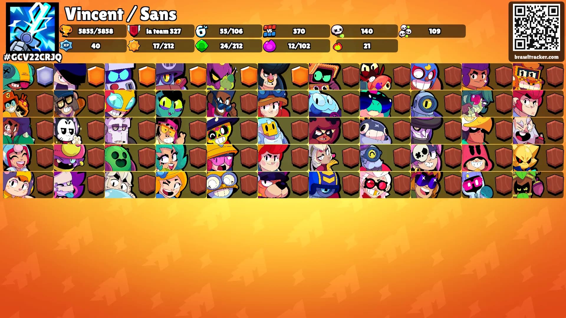Vincent / Sans's Ranks