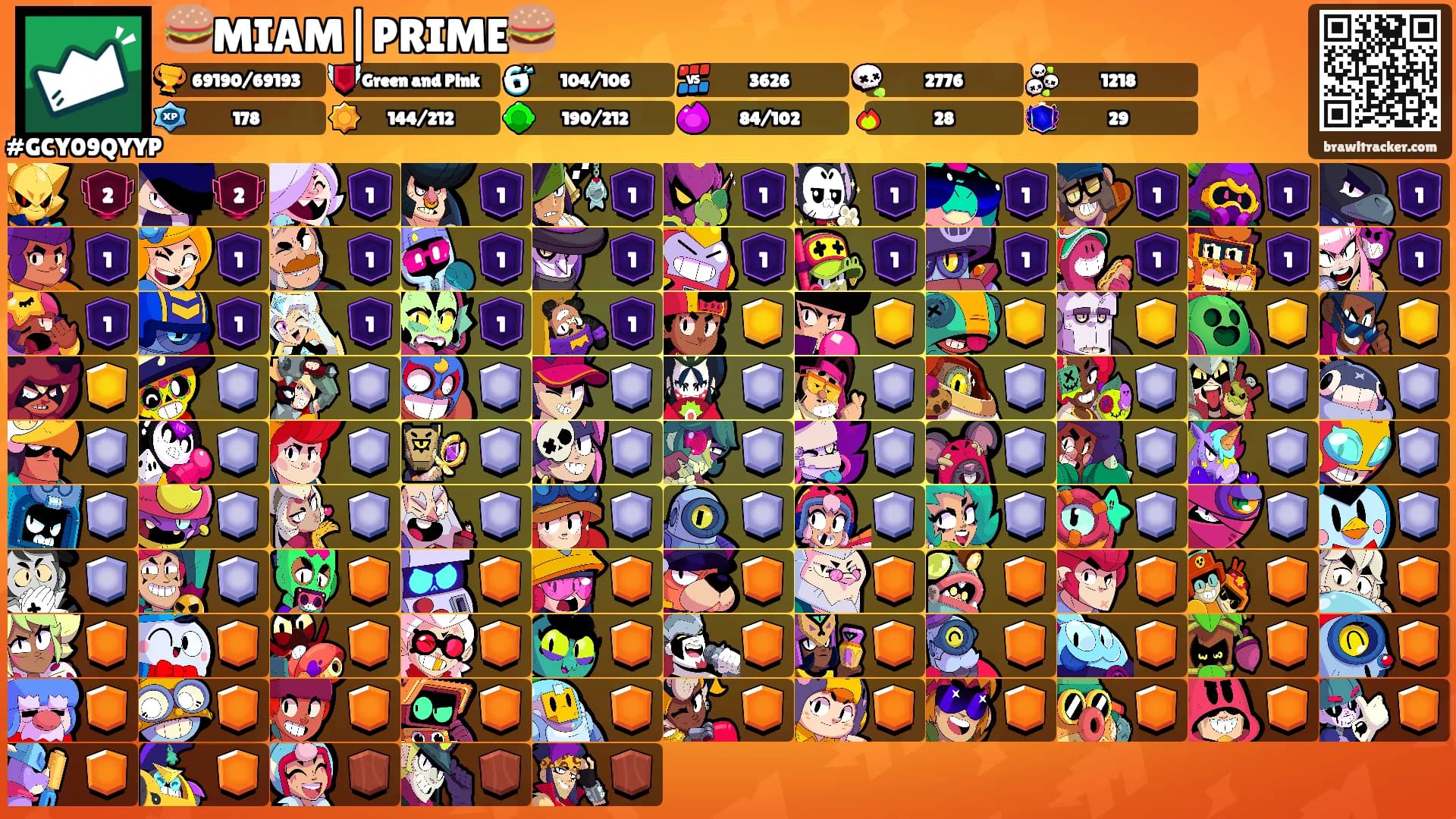 🍔MIAM|PRIME🍔's Ranks