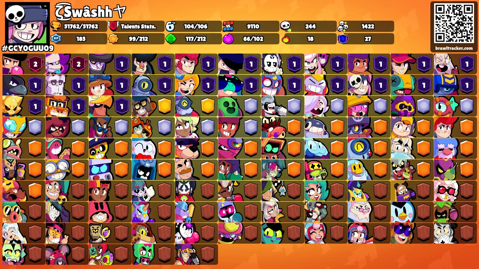 ζ͜͡Swâshhヤ's Ranks