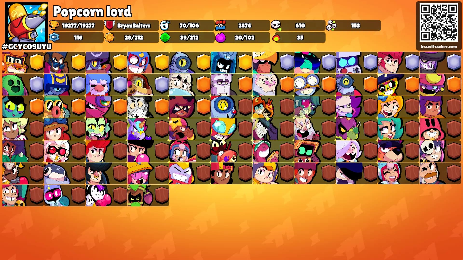 Popcorn lord's Ranks
