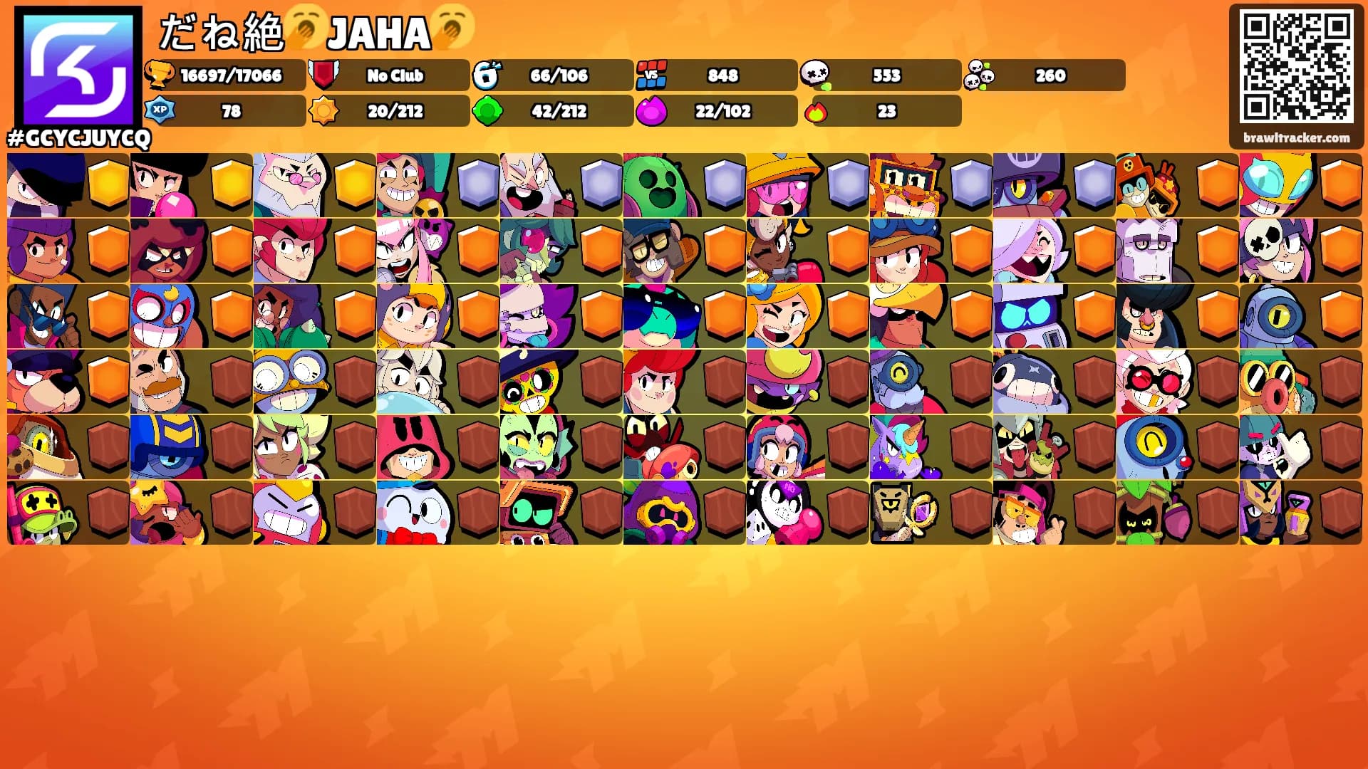だね絶🥱JAHA🥱's Ranks