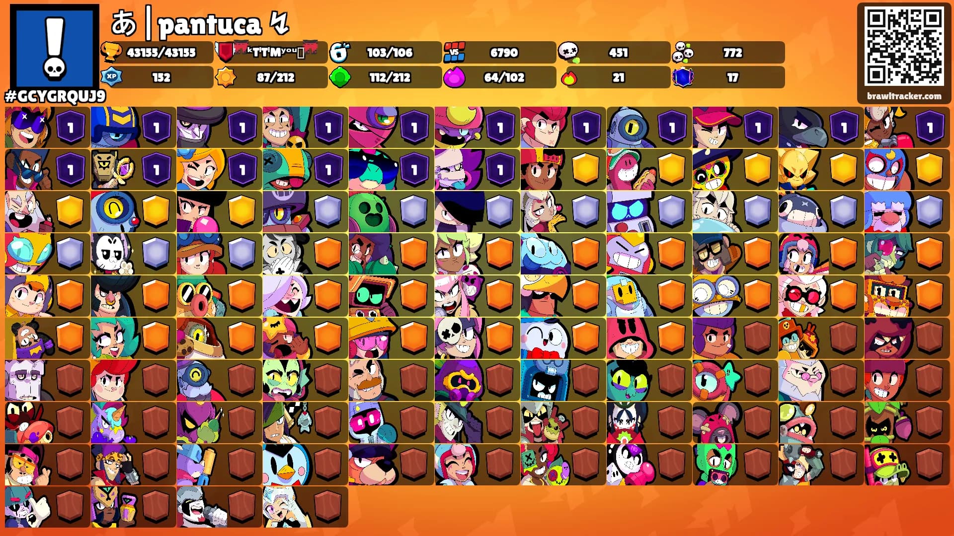 あ|pantuca ↯'s Ranks