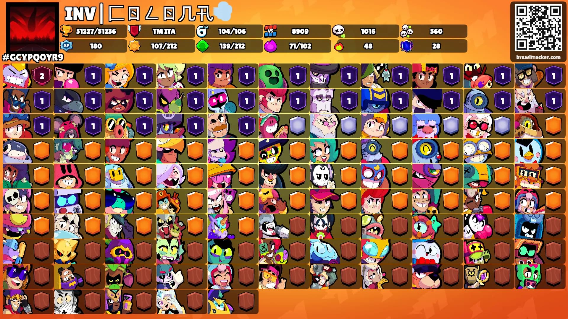 INV|匚ㄖㄥㄖ几卂💨's Ranks