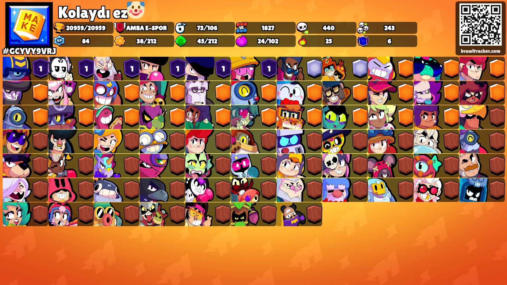 Kolaydı ez🤡's Ranks