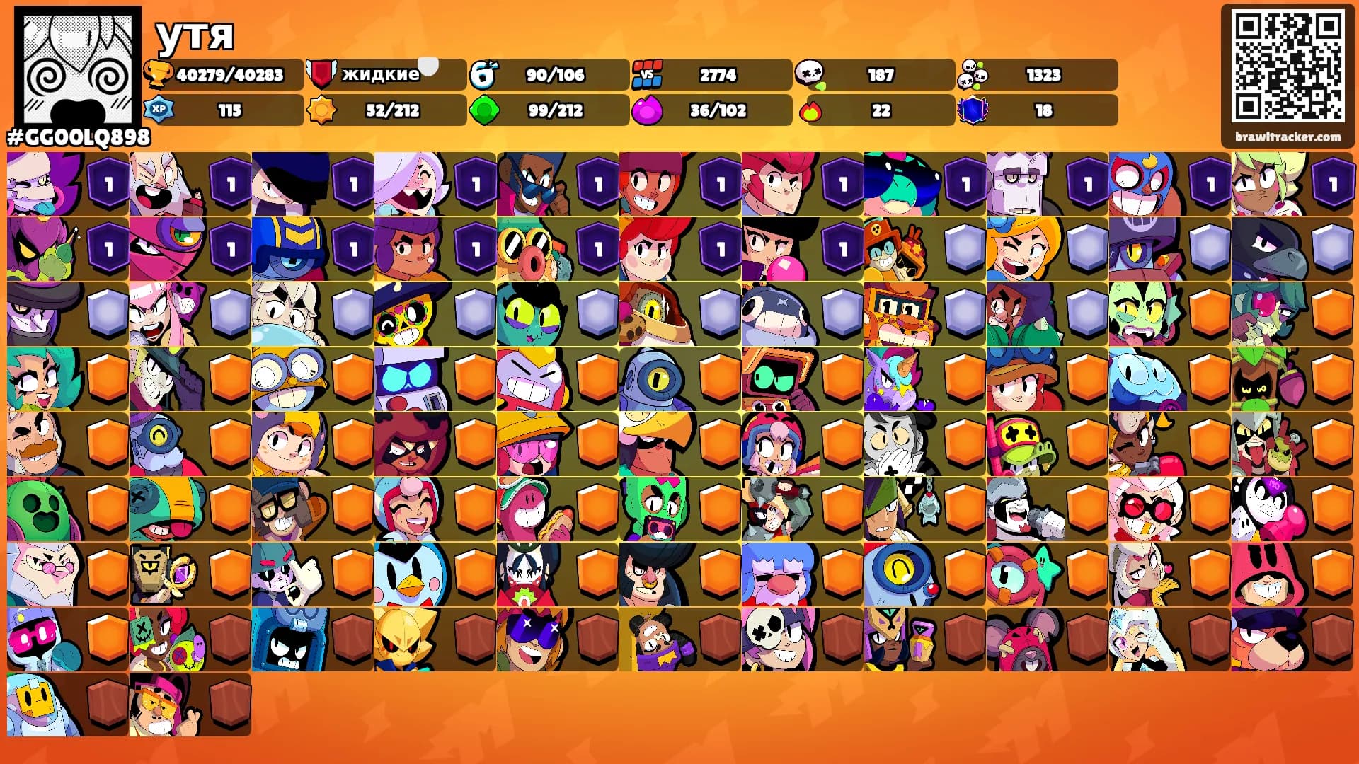 утя's Ranks
