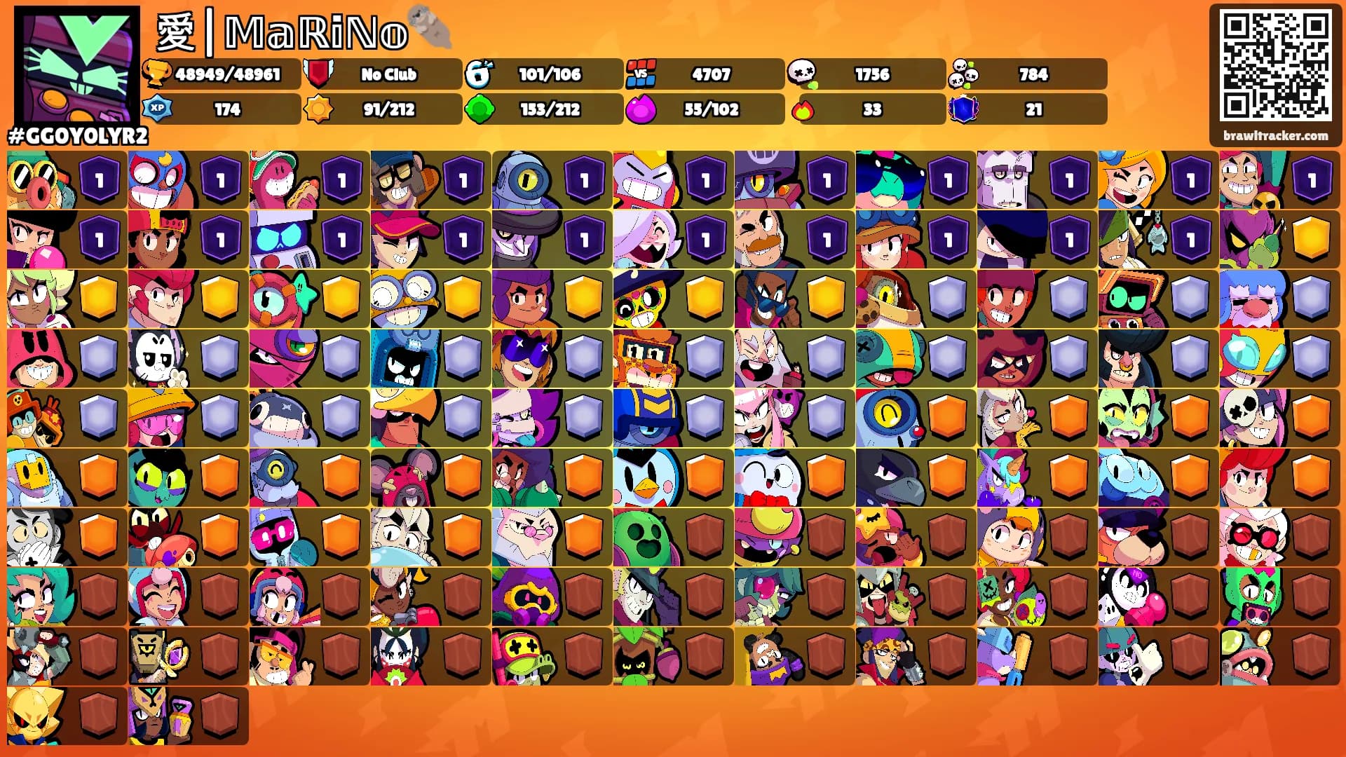 愛|𝕄𝕒ℝ𝕚ℕ𝕠🦦's Ranks