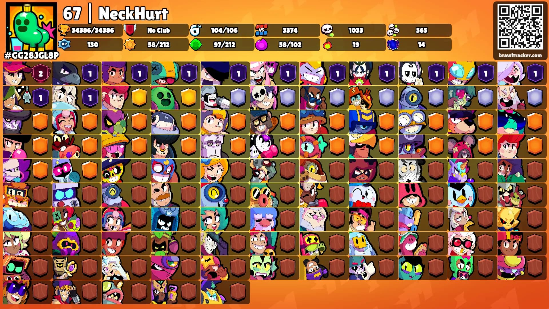 67 | NeckHurt's Ranks