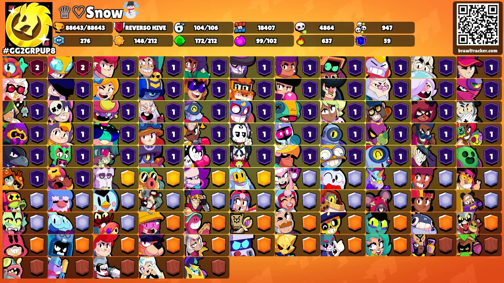 ♕♡Snow☃️'s Ranks