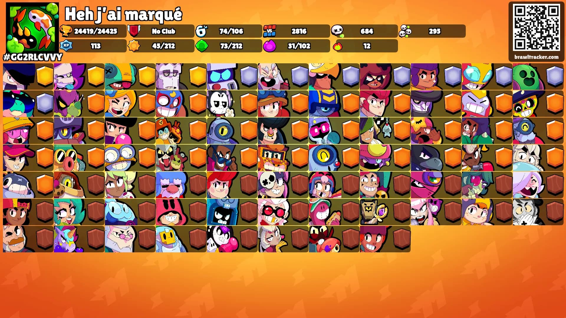 Heh j’ai marqué's Ranks