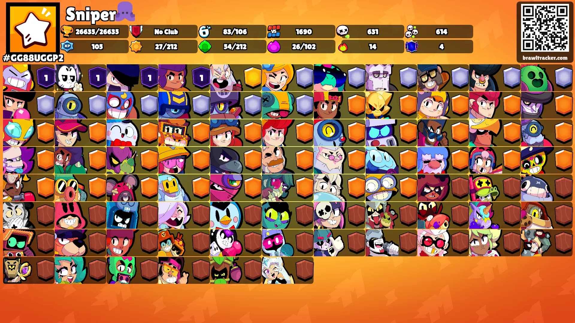 Sniper🐙's Ranks