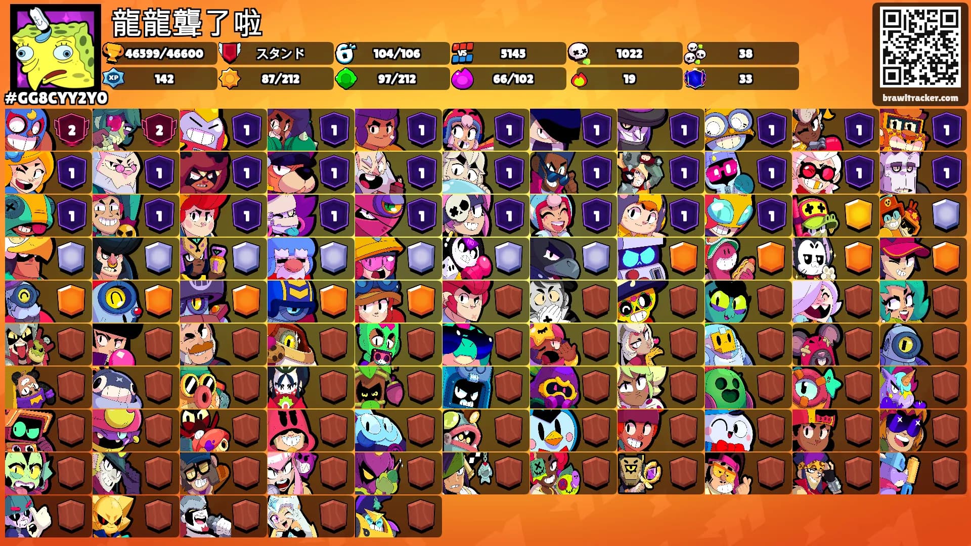 龍龍聾了啦's Ranks