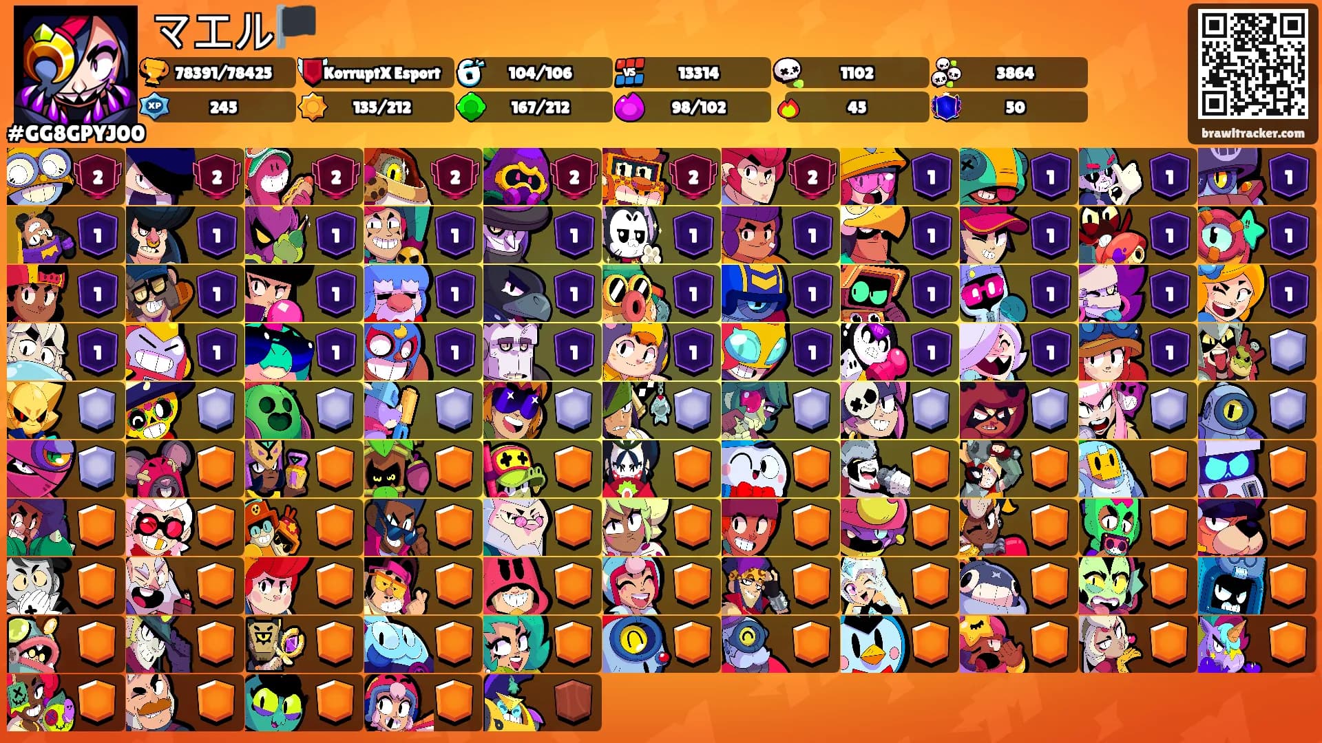 マエル🏴's Ranks