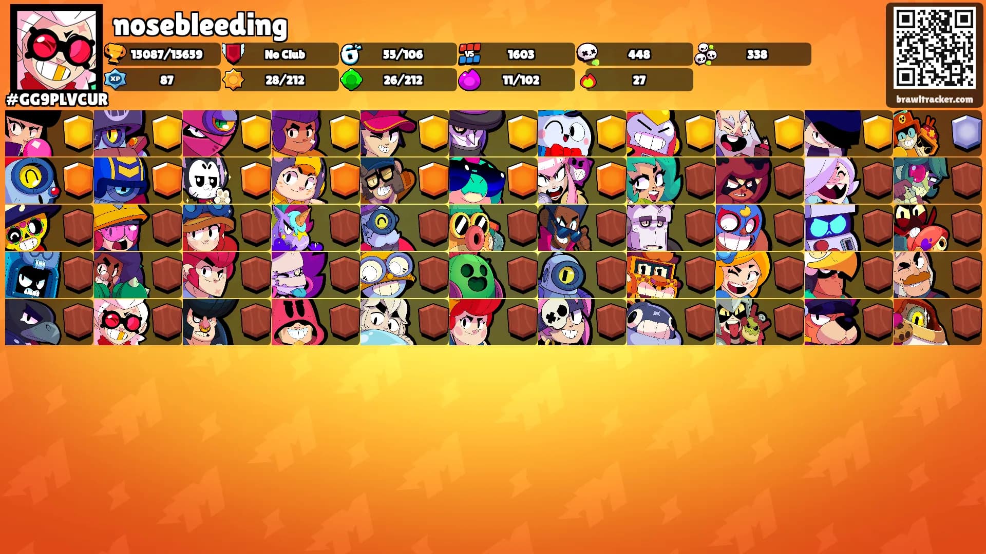 nosebleeding's Ranks