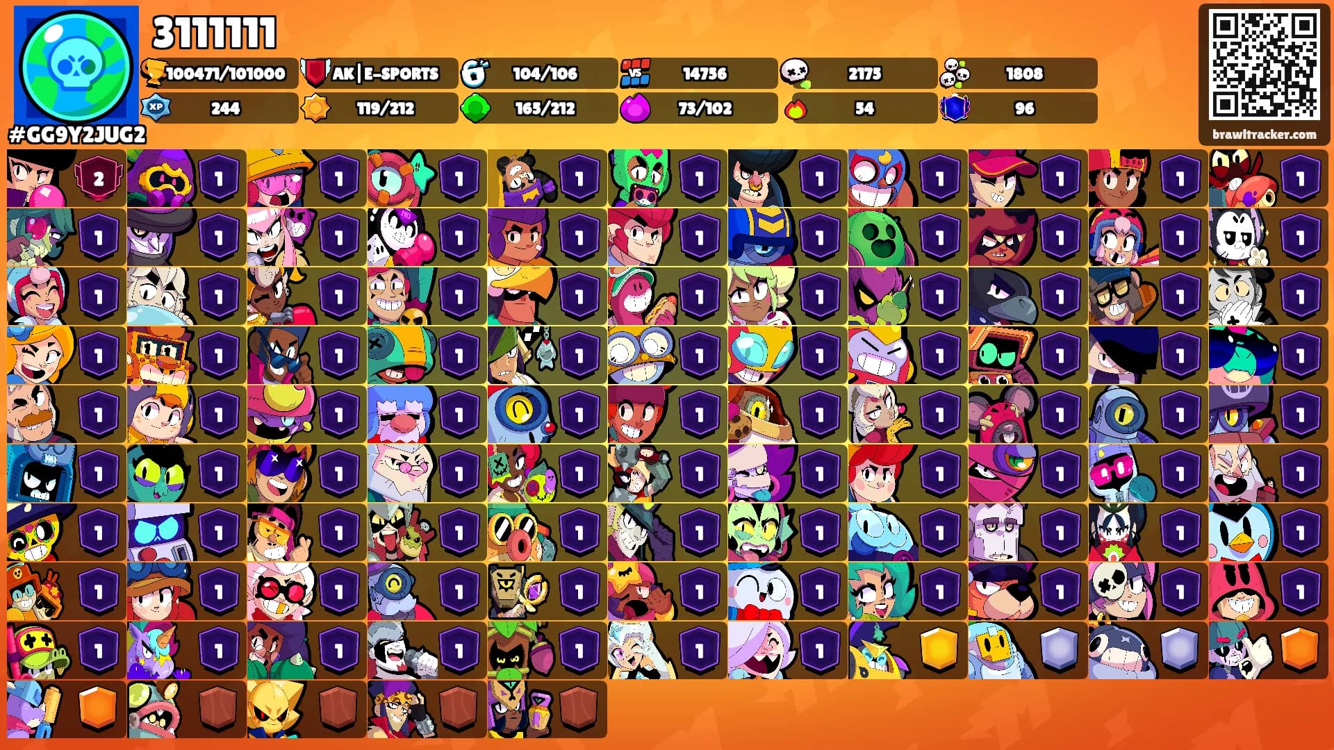 3111111's Ranks