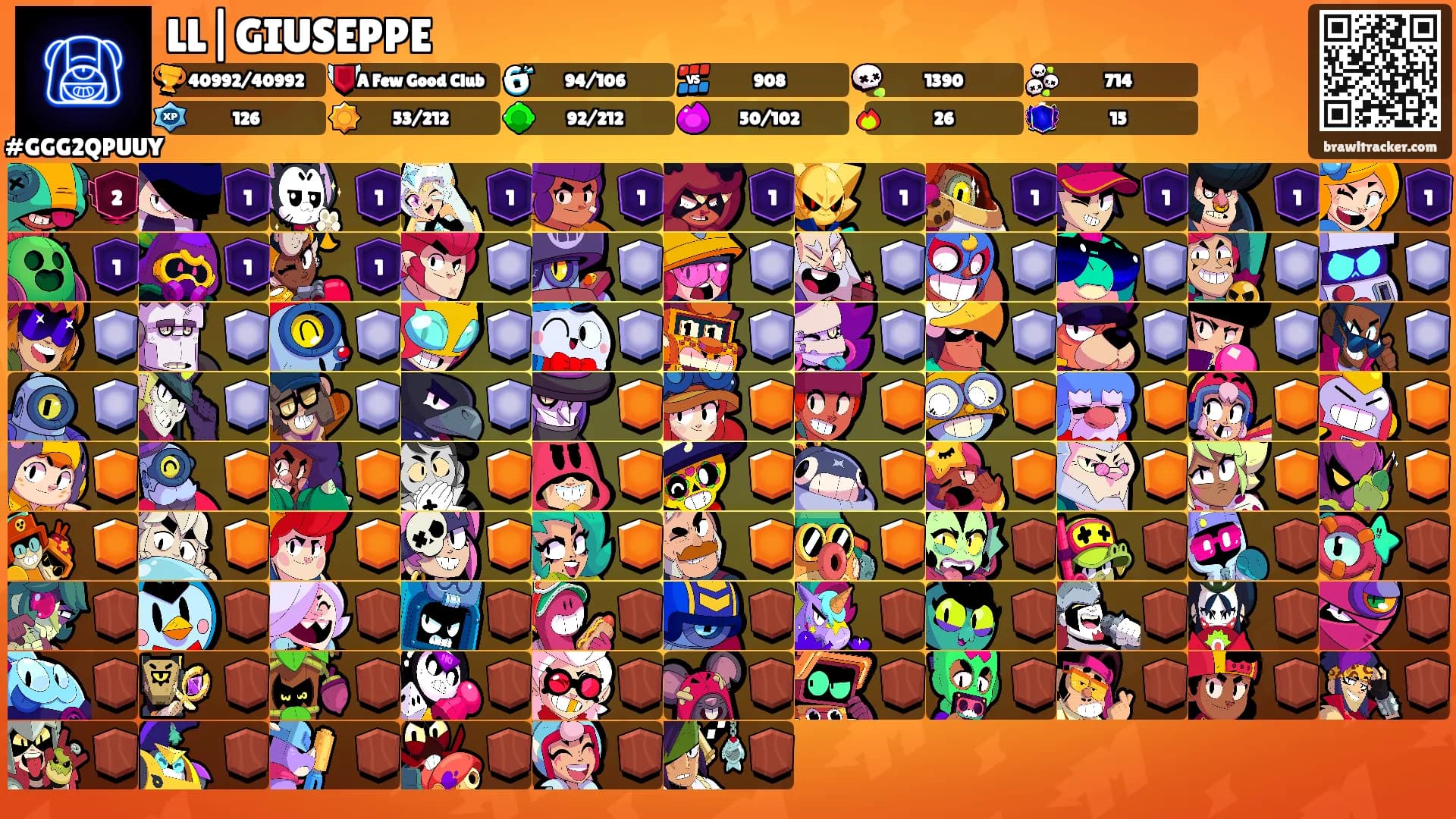 LL|GIUSEPPE's Ranks