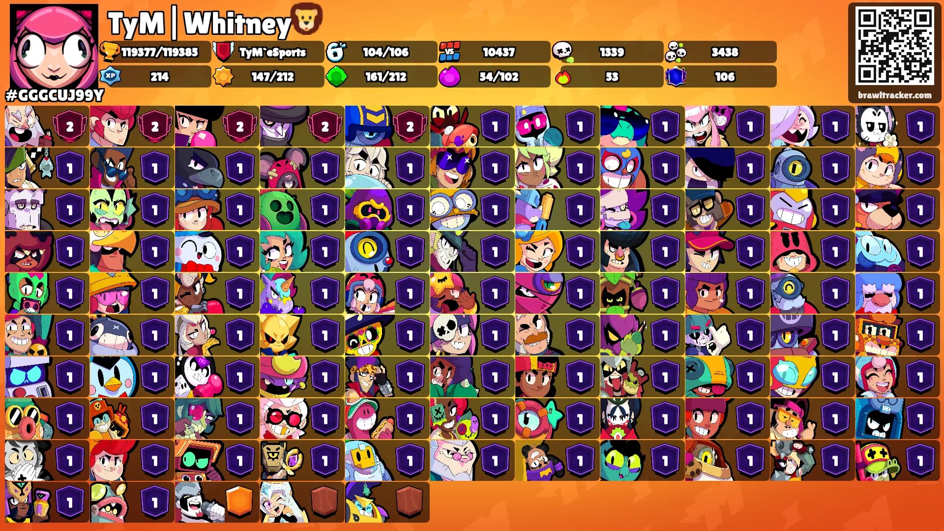 TyM|Whitney🦁's Ranks