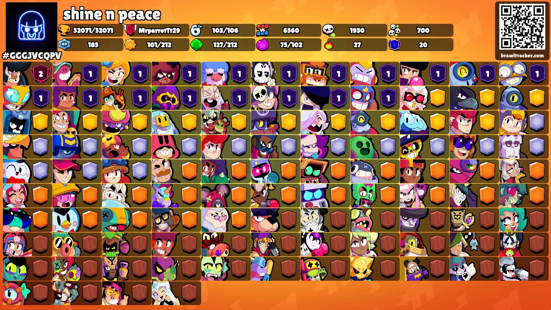 shine n peace's Ranks
