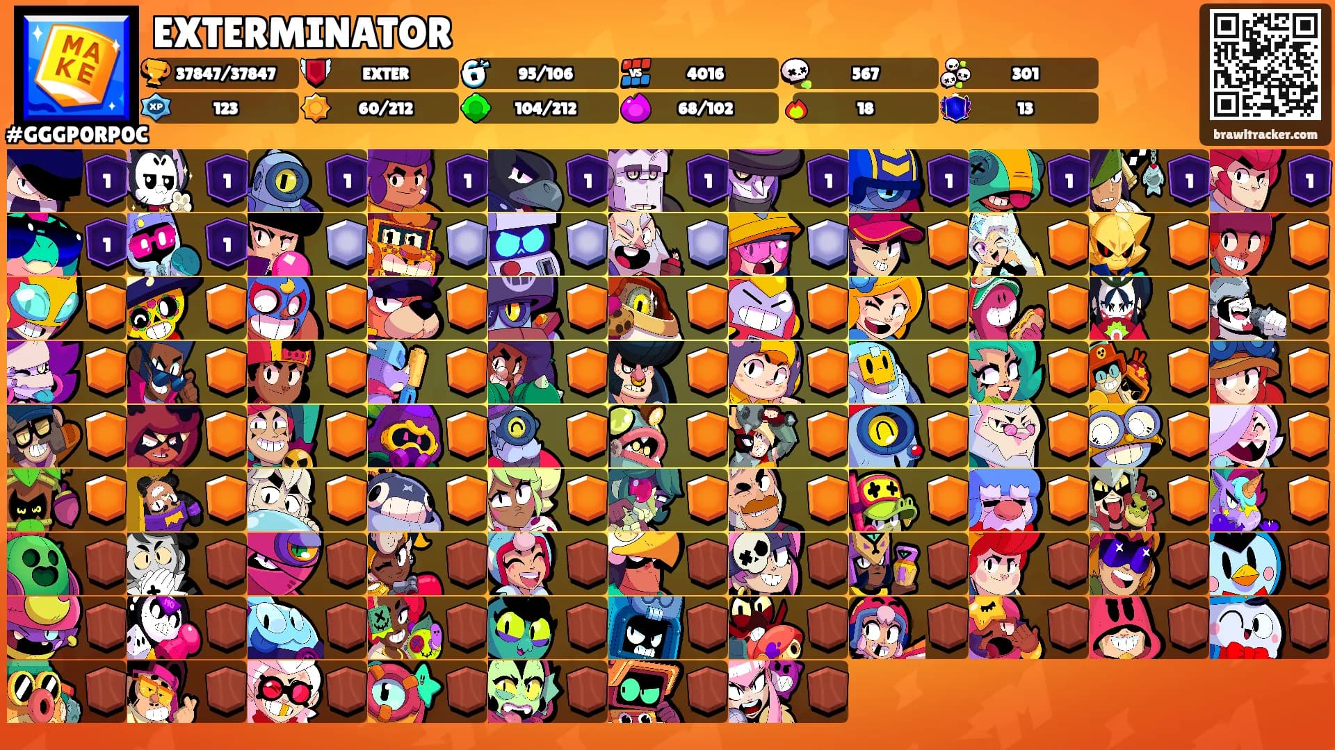 EXTERMINATOR's Ranks