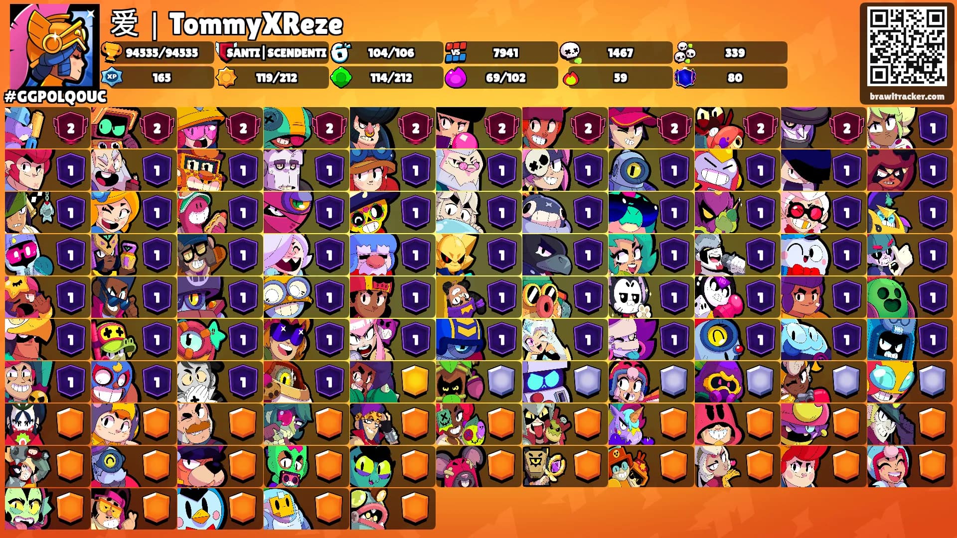 爱｜TommyXReze's Ranks