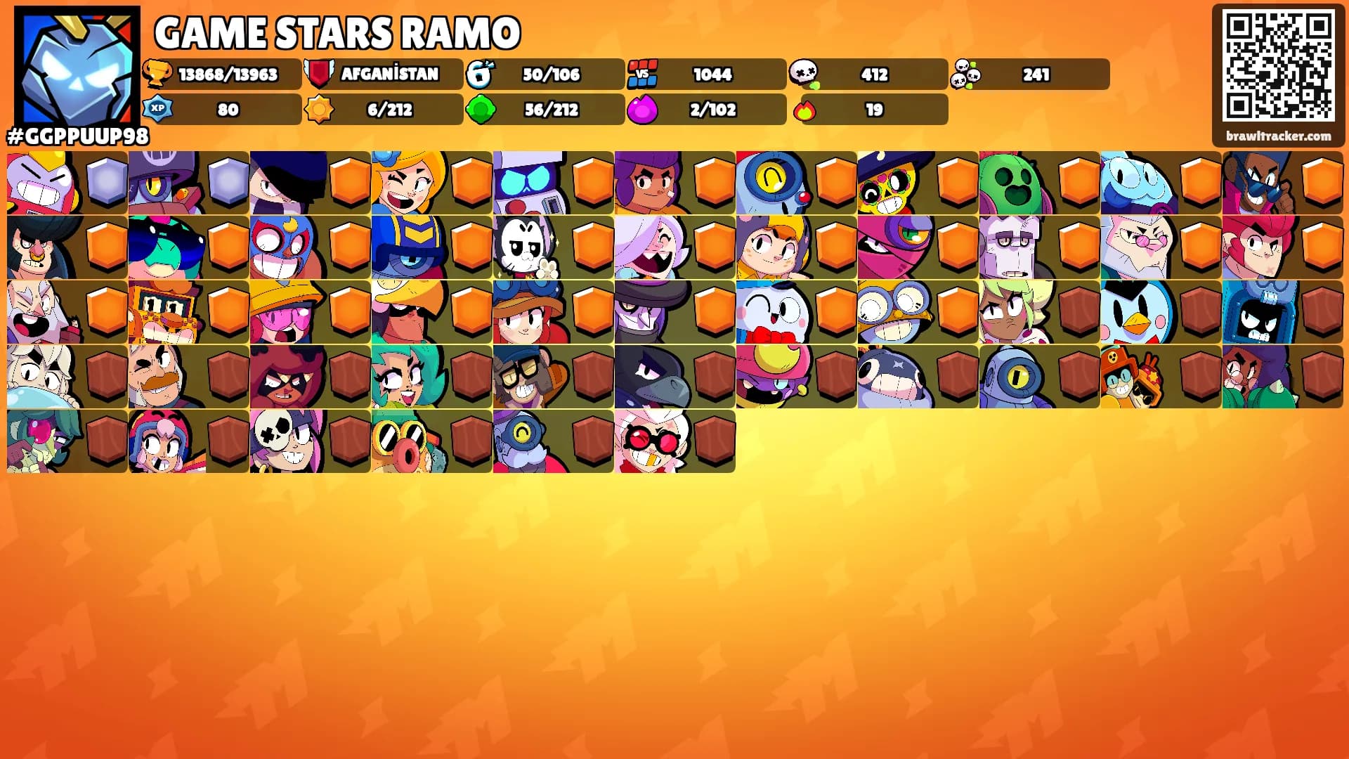 GAME STARS RAMO's Ranks