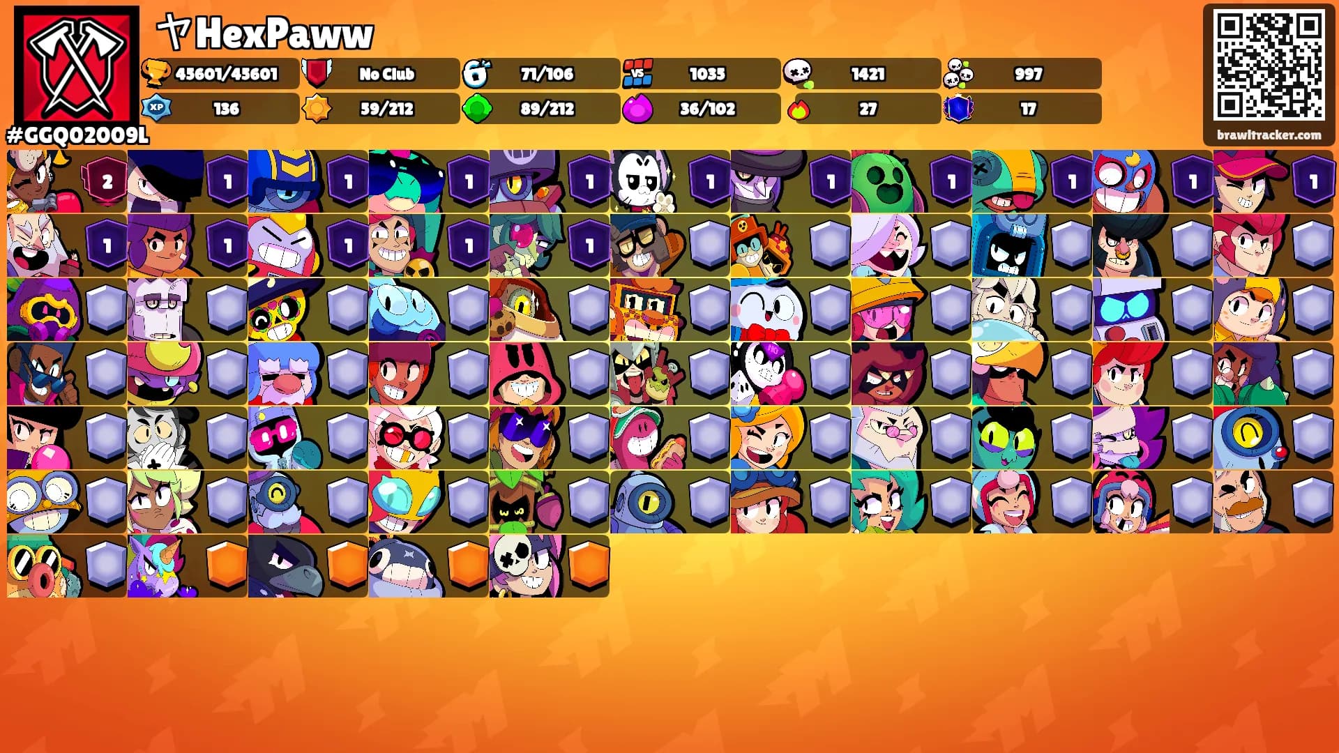 ヤHexPaww's Ranks