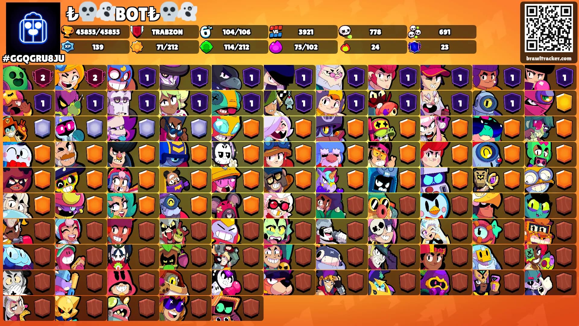 ₺💀👻BOT₺💀👻's Ranks