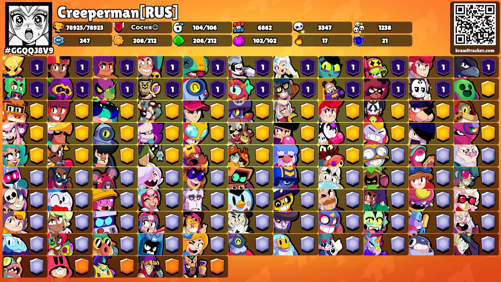 Creeperman[RUS]'s Ranks